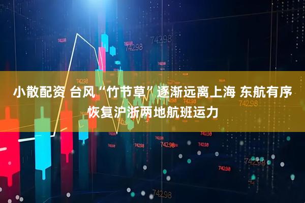 小散配资 台风“竹节草”逐渐远离上海 东航有序恢复沪浙两地航班运力